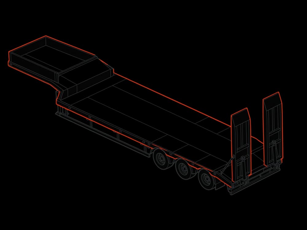 New vehicle co-development conceptual engineering line drawing