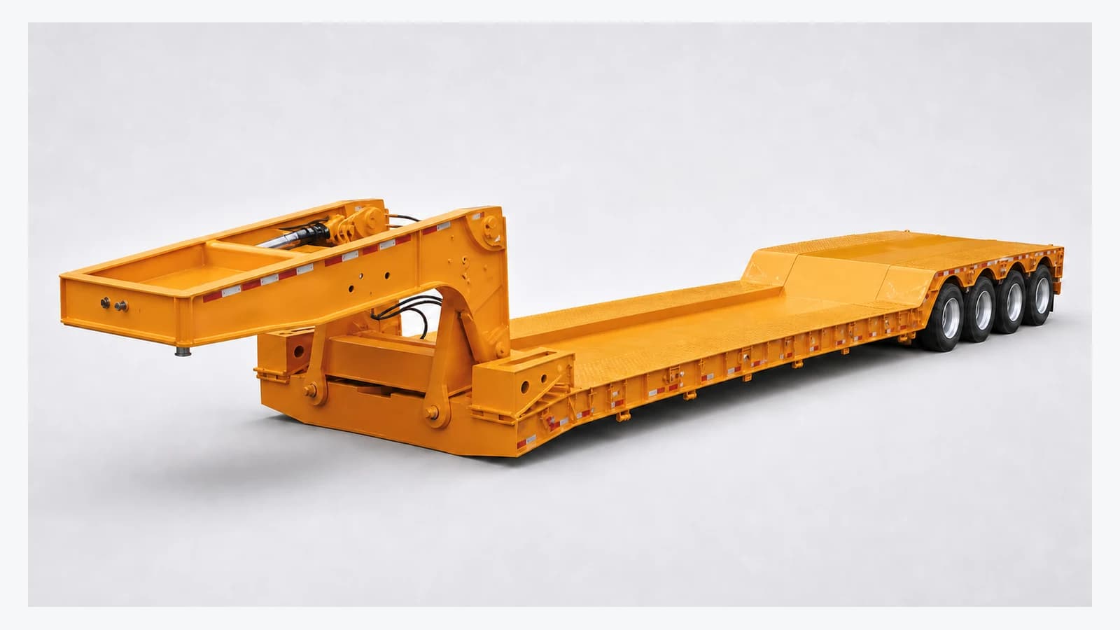 Hydraulic Detachable Gooseneck Lowboy Trailer