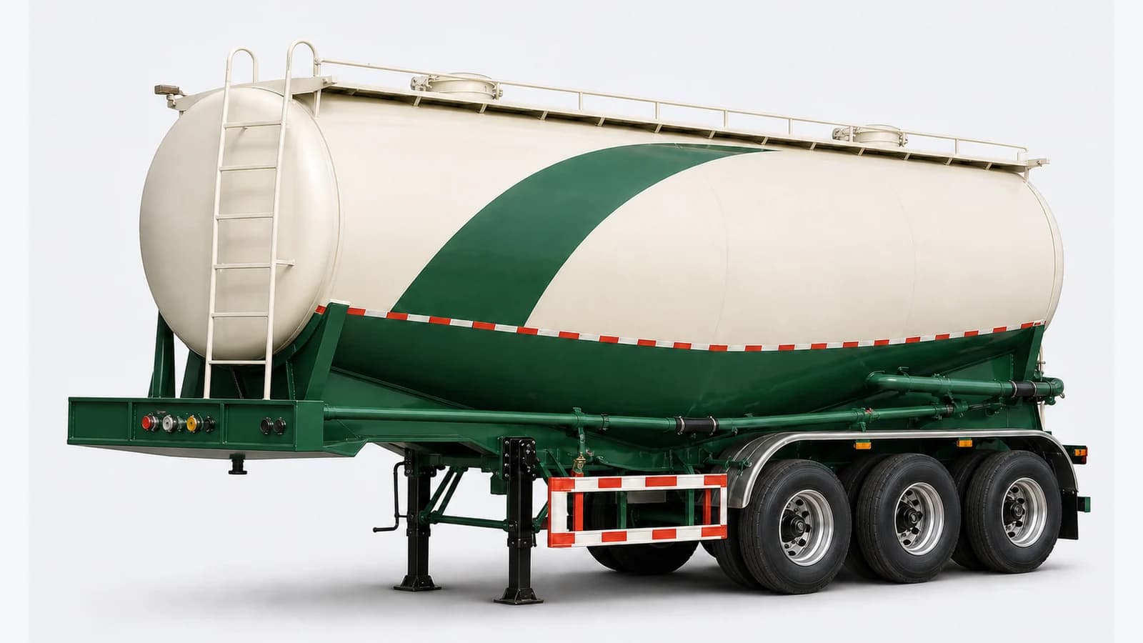 Horizontal Bulk Cement Tanker Semi-trailer